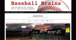 Desktop Screenshot of baseballbrains.net