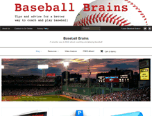 Tablet Screenshot of baseballbrains.net